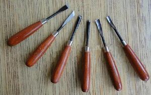 Strumenti strumenti di scalpello intagliato in legno, strumenti per carpenter, coltelli intagliati, 6 pezzi/lotto