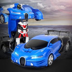 カートランス戦闘スポーツロボット変換RCリモートコントロールカー変換ドリフトおもちゃのボーイギフト201201