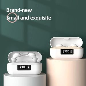 Hörlurar 2022 Super Mini Smart Sleep Bluetooth 5.1 Earbuds TWS Invisible Earphone True Wireless Earpiece Nano Storlek Ingen smärta för alla telefoner