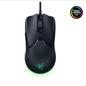 Мини-игровая мышь Razer Viper, 61 г, легкая проводная USB-мышь с цветным RGB-подсветкой, 8500 точек на дюйм, оптоволоконный датчик, новейшие мыши