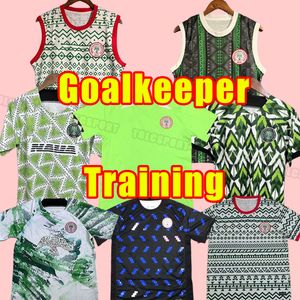 23 24オコチャサッカージャージ2023 2024 okechukwu Ighalo Ahmed Musa ndidi Mikel Iheanacho Nigerian Goalkeeper Training Suitsファンプレーヤーバージョン