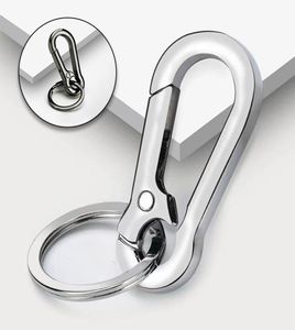 GOUD BUCKLE KEYCHAIN ​​Climbing Hook Car Simple Carabiner Shape Accessories Metal Vintage Key Chain Ring 2206105664001