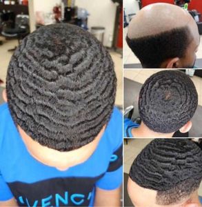 360 Wave Toupee Full Lace Toupee 10mm Wave Mens Wig 10a Grade Indian Virgin hair units Wave Toupee for Men 2230847
