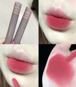 Lip Gloss Kolor Lipstick Wodoodporny, długotrwały matowy czerwony brązowy nagi glazura płynna seksowna tint Beauty kosmetyki6784671