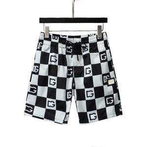 Novos shorts masculinos preto e branco carta marca calças de praia natação múltipla moda casual clássico algodão moletom qualidade 3xl