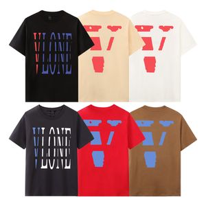 Mens Women Designers T Shirts Loose Tees Fashion Brands Topps Mans Casual Shirt Luxurys Clothing Street Polos Shorts Sleeve Clothes Summer V-22 XS-XL