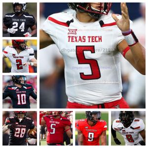 Personalize Texas Tech TTU College Football Jersey qualquer nome qualquer número Bryce Ramirez Coy Eakin Will Burns Cooper LaFebre Gino Garcia Patrick Mahomes II Donny Anderson