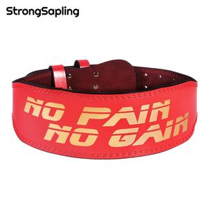 Belt Leather WeightLifting Belt Gym Fitness Lumbar Belt Man Dumbbell Barbell Powerlifting Back Support Training Weight Lifting Belt