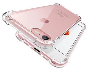 Transparent stötsäker akryl hybrid rustning hårt fodral för iPhone 12 11 pro xs max xr 8 7 6 plus Samsung S20 Note20 Ultra1557547