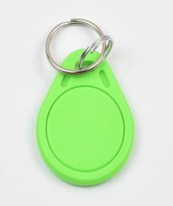 100pcslot RFID 1356Mhz nfc Tag Token Key Ring IC tags Fudan 1k s50 compatible part of NFC products6922819