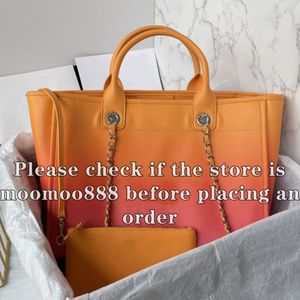 12A brandneue Designer-Einkaufstasche in Spiegelqualität, 34 cm, mittelgroße Damen-Strandtasche, echtes Leder-Geldbörse, zusammengesetzte Tasche, luxuriöse Handtaschen, klassische Schulter-Reisetaschen