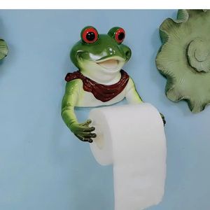 Resin Animal Toilet Paper Stand Dog Dinosaur Elephant Frog Towel Holder Cover Box Kitchen 240102