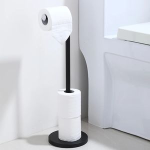 Free Standing Toilet Paper Holder 304 Stainless Steel Bathroom Dispenser Storage Tissue Organization 240102