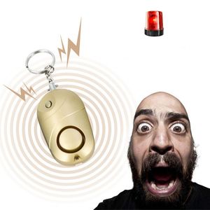 Çocuklar için Yüksek Kaliteli Kişisel Alarm Kız Kadın Yaşlı Erkek Güvenlik Koru Uyarısı Güvenlik Scream Loud Keychain 130dB Yumurta LED KADAR KADINLI ALARMLAR DROPSHIP