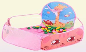 Tält och skyddsrum Portable Baby Playpen Outdoor Indoor Ball Pool Play Tent Kids Safe Foldbara PlayPens Game of Balls for Gifts4659711