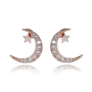 Dangle Earrings 925 Sterling Silver Fashion Jewelry Crystal من النجمة النمساوية للنساء Girl Gift