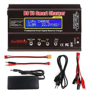 Acessórios Peças Acessórios iMAX B6 V3 80W 6A Carregador de bateria LiHv Lipo NiMh Liion NiCd Digital RC Carregador Lipro Balance Charger Descarregador