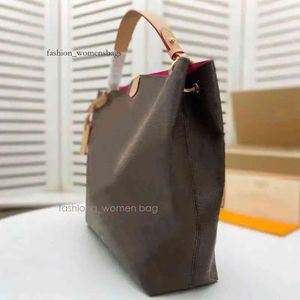 5A Luxurys Designer Bag damski duża torebka M43704 Hobo Pojemność Prawdziwa skóra wdzięczna torba na ramię designer