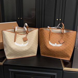 Büyük kapasiteli çift ekmek çanta çanta alışveriş çantaları çapraz gövde gerçek deri omuz tasarımcı çanta koltuk tabakaları çanta saf iki parça