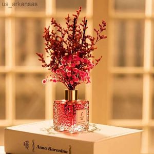 Kadzidło suszony aromat kwiatowy dla domu hotel biurowy szklany butelka trzcina dyfuzor perfumer szklany trzcina