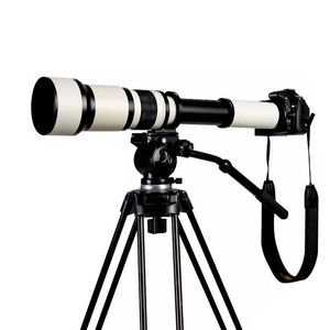 Super telefoto zoomobjektiv 650-1300mm F8 för Canon Eos Nikon Sony Pentax K-1 K-S2 K-S1 K-500 K-70 K-50 K-30 K5 IIS K-7 K-5 K-3 II K-2 K-2 K110D K10D Fujifilm Olympus DSLR Mirrorless Camera