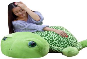 Dorimytrader Big Lovely Animal Tortoise Stuffed Toy Giant Green Turtle Plush Doll Pillow Christmas Baby Gift 47inch 120cm Dy613361714683