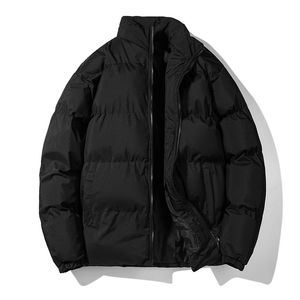 Herren-Baumwolljacke, neuer Winter-Stehkragen, Daunenjacke, verdickte und warme, schmal geschnittene Jugend-Paarjacke