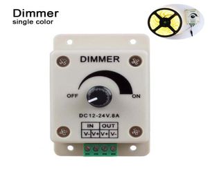 Intero 50 pezzi DC 12V 24V 8A Dimmer per strisce LED per singolo colore6217947