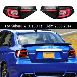 Rear Lamp Taillight Assembly Brake Reverse Parking Running Light For Subaru WRX Impreza LED Tail Light 08-14 Car Accessories