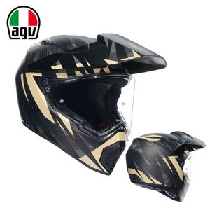 Helmets Moto AGV Projekt motocyklowy Komfort AGV ax9 węglowy lutowany motocykl pojazdu poza hełmem szosowym pełna okładka rajdowe rajdowe rajdowe rajdy kztd kztd