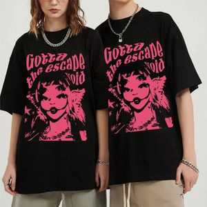 Cool Melanie Martinez Portals T Shirt Erkek Kadın Grafik Tees Unisex Hip Hop Tshirt y2k 240103