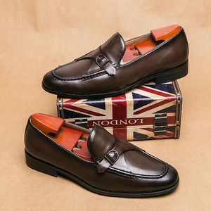 Party Casual High Dress Men Wedding Italian Quality Loafer Male Designer Flat Shoes Zapatos Hombre Plus Size 240102 946