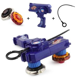 Üst Beyblades Set Metal Fusion Toys Bayblades Patlama ve Başlatıcılar Bey Blade İkili El Döner Tops 220616