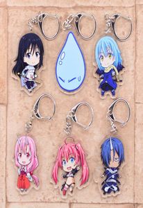 That Time I Got Reincarnated as a Slime Keychain Double Sided Acrylic Cartoon Key Chain Pendant Anime Accessories Keyring G10197342226