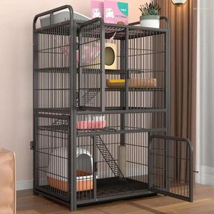 Cat Carriers Cage Three Floors Large Free Space Wholesale Luxury House Nest Climbing Frame