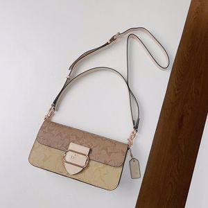 Bolsa de ombro feminina designer alças duplas podem ser usadas para ombro único ou crossbody carregando bolsa de axilas de luxo ch137 ch506