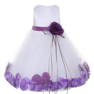 Sukienki hurtowa dziewczynka pierwsza urodziny niemowlę sukienkę księżniczki kwiat mała druhna suknia maluch chrzcing ubrania