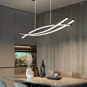 الثريات Nordic LED قلادة الإضاءة الإضاءة المطبخ غرفة المعيشة طاولة الجزيرة الجزيرة