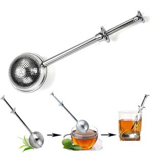 Tea Strainers Infuser Sieve Tools For Spice Bags Infusor Stainless Steel Ball Filter Maker Brewing Items Services Teaware Strainer D Dhx1L