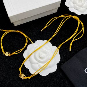 Colar ajustável de letras com cordão, pulseira colorida macaron, simplicidade, lazer, joias, festa, casal, presentes premium