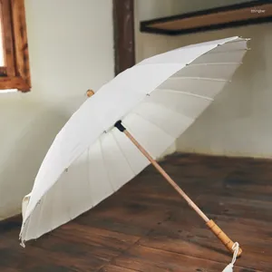 Umbrellas China Vintage Umbrella Novelties Minimalist Reinforced Long Wind Resistant Windproof Paraguas Hombre Home Garden