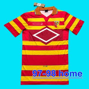 maglia 97 98 maglie da calcio retrò RC Lens 1997 1998 LACHOR MAGNIER Maglia da calcio vintage classica da uomo kit