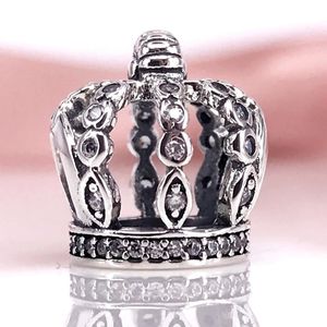 Silver Sier Authentic 925 Sterling Fairytale Crown Charm Fit Diy Bracelet and Necklace 792058CZ Drop Delivery Jewelry Dhalj