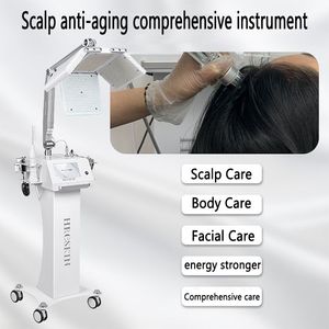 Beauty Salon Hair Loss Treatment Regrowth Machine Hair Scalp Treatment device With PDT Photodynamic,nano atomizer ,Massage fingers, comb,meisu