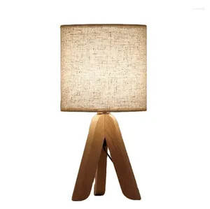 Vases Products Simple Wood Lamp Warm Decor Light Modern Living Room Bedroom Reading Led Desk