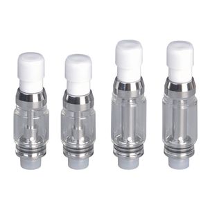 2024使い捨て510アトマイザーTH205 TH215 TH220 GLASS TANK1.5ML 2.0ml厚いオイルカートリッジ喫煙用の白いセラミックチップコイルフィットM3バッテリー