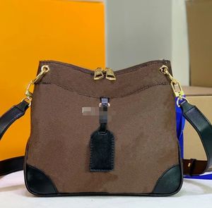 Odeon tasarımcı moda klasik çantalar tüm eşleşen gerçek deri mektup tote vintage messenger kadın çanta omuz