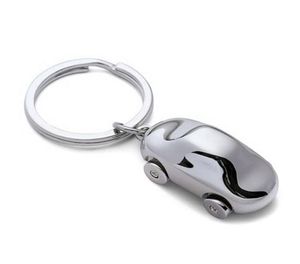 Mini German Car Shaped Pendant Keychain Metal 3D Fordons Keyring Key Holders Decor Accessories1280522