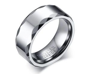 Ringar högkvalitativa ring nya produkter på marknaden Simple Fashion Tungsten Steel Ring Men's Ring Manufacturer Direkt grossistsmycken