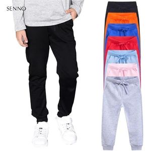 Tights Kids Girls Boys Pants Trousers Winter Casual Cotton Elastic Midje Pencil Pants Sweatpants For Boys Girls Children Clothing LJ20083